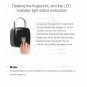 Smart Door Padlock Fingerprint Keyless USB Rechargeable Waterproof Security ID