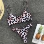 Women Leopard Bikini Swimwear Micro Set Push Up Thong High Cut Mini Summer Beach