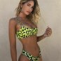 Women Leopard Bikini Swimwear Micro Set Push Up Thong High Cut Mini Summer Beach