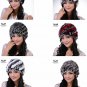 Fur Hat For Women Natural Rabbit Beanies Genuine Warm Winter Cap Knitted Pom Pom