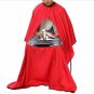 Hair Cut Barbers Cloth Gown Hairdresser Transparent Cape Waterproof View Window