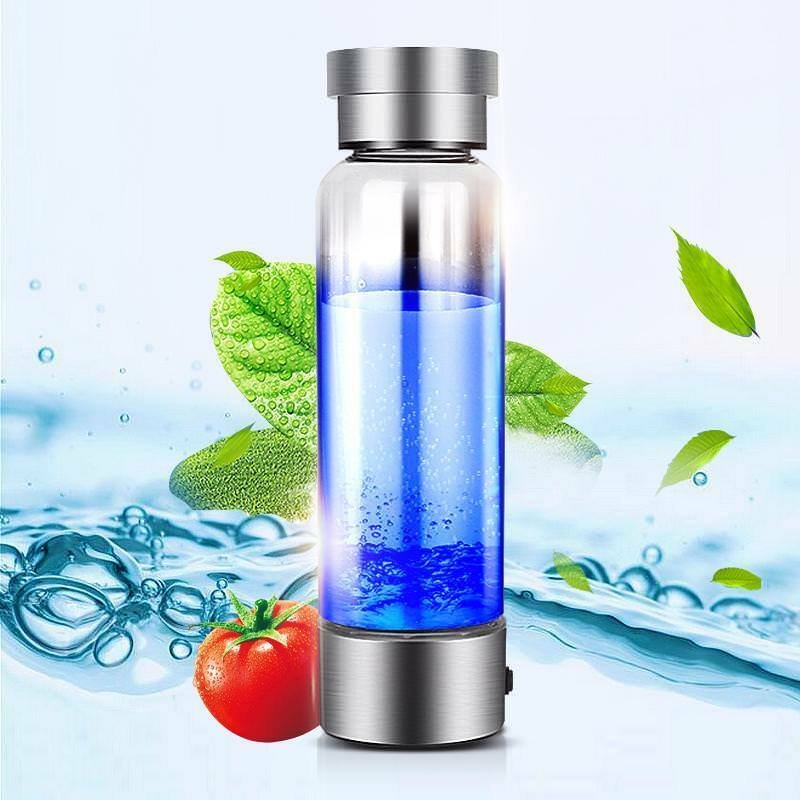 Water Hydrogen Rich Ionizer Generator Bottle Portable Maker Cup USB Filter 350