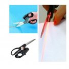 Laser Guided Scissors Professional Crafts Cut Straight Fast Wrapping Paper Gift