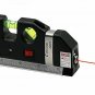 Measure Tape Bubbles Ruler Laser Level Horizon Vertical Multipurpose Aligner New