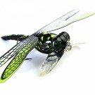 Fishing Lure Dragonfly Dry Flies Insect Trout Popper Artificial Bait Wobbler
