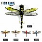 Fishing Lure Dragonfly Dry Flies Insect Trout Popper Artificial Bait Wobbler