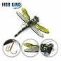 Fishing Lure Dragonfly Dry Flies Insect Trout Popper Artificial Bait Wobbler