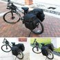 Cycling Storage Bag Double Pannier Bicycle Rack Back Rear Seat Large Carrier 50L