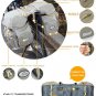 Cycling Storage Bag Double Pannier Bicycle Rack Back Rear Seat Large Carrier 50L