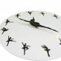 Wall Clock Ballet Dancer Ballerina Girl Modern Design Charming 3D Home Decor