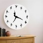 Wall Clock Ballet Dancer Ballerina Girl Modern Design Charming 3D Home Decor