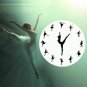 Wall Clock Ballet Dancer Ballerina Girl Modern Design Charming 3D Home Decor