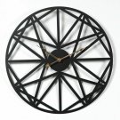 Wall Clock Creative Retro Circular Five-Pointed Star Iron Hanging Watch Roman