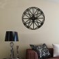 Wall Clock Creative Retro Circular Five-Pointed Star Iron Hanging Watch Roman