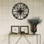 Wall Clock Creative Retro Circular Five-Pointed Star Iron Hanging Watch Roman