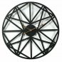 Wall Clock Creative Retro Circular Five-Pointed Star Iron Hanging Watch Roman