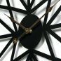 Wall Clock Creative Retro Circular Five-Pointed Star Iron Hanging Watch Roman