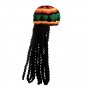 Men Knitted Braid Hat Wig Bob Marley Rasta Beanie Jamaican Multicolor Headwear