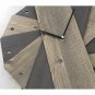 Wooden Wall Clock Retro Vintage Wood Large Watch Home Decor 3D Room Antique Art
