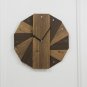 Wooden Wall Clock Retro Vintage Wood Large Watch Home Decor 3D Room Antique Art