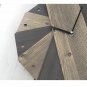 Wooden Wall Clock Retro Vintage Wood Large Watch Home Decor 3D Room Antique Art