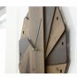 Wooden Wall Clock Retro Vintage Wood Large Watch Home Decor 3D Room Antique Art