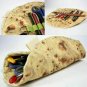 Cosmetic Makeup Storage Bags For Brushes Pencil Pen Imitation Pancake Pizza Fun