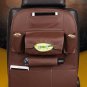 Car Back Seat Organizer Storage Bag Travel Leather Multi Pocket Auto Holder Box