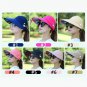 Sun Hats For Women Wide Brim Visor Beach Hat UV Protection Cap Summer Ponytail