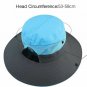 Wide Brim Sun Hats For Women Summer Cap Beach UV Ponytail Hunting Fishing Hiking