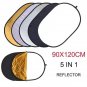 Photography Reflector Portable Foldable 90x120Cm 5 in 1 Studio Photo Light Disc