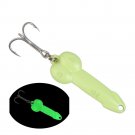Fishing Lure Metal Spinner Bait Luminous Artificial Glow Bass Pike Perch 5g/10g