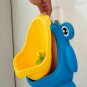 Baby Boy Toilet Pee Training Wall Mounted Vertical Urinal Stand Hook Frog Potty