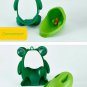 Baby Boy Toilet Pee Training Wall Mounted Vertical Urinal Stand Hook Frog Potty