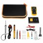 Soldering Iron Kit With Adjustable Temperature Welding Tool Hand Sets Multimeter