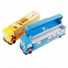 Pencil Pen Case Kids Creative Bus Multifunction Box School Storage Bag Holder