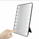 Makeup Mirror LED Cosmetic Touch Dimmer Switch Battery Operated Stand Table Top