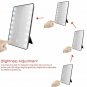 Makeup Mirror LED Cosmetic Touch Dimmer Switch Battery Operated Stand Table Top
