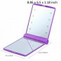 Makeup Mirror LED Cosmetic Touch Dimmer Switch Battery Operated Stand Table Top