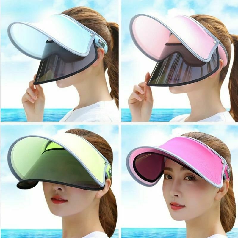 Women Summer Hat Wide Visor Sun Ladies Caps Beach Outdoor Sport UV Protection