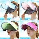 Women Summer Hat Wide Visor Sun Ladies Caps Beach Outdoor Sport UV Protection
