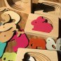 Kids Wooden Educational Toys Game Children Animal Carton 3D Puzzle Early Learn