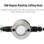 Double Head Metal Sheet Cutter Drill Attachment 360 Degree Rotating Cutting Head
