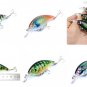 Crankbait Fishing Lure Wobbler Artificial Hard Bait For Bass 4pcs/lot