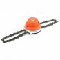 Trimmer Head Metal Chain Grass Cutter Flexible Coil String Brush Mover Tool