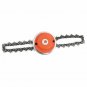 Trimmer Head Metal Chain Grass Cutter Flexible Coil String Brush Mover Tool