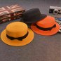 Women Kids Straw Sun Hat Summer Beach Ladies Cap Wide Brim Visor Floppy Bow
