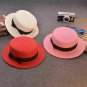 Women Kids Straw Sun Hat Summer Beach Ladies Cap Wide Brim Visor Floppy Bow