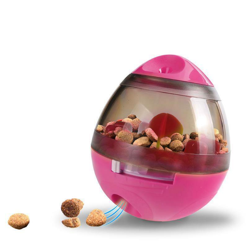 Pet Dog Cat Feeding Dispenser Toy Food Ball Interactive Treat Fun Iq