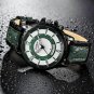 Men Wrist Watch Quartz Hand Watch Luxury Business Military Style Leather Band